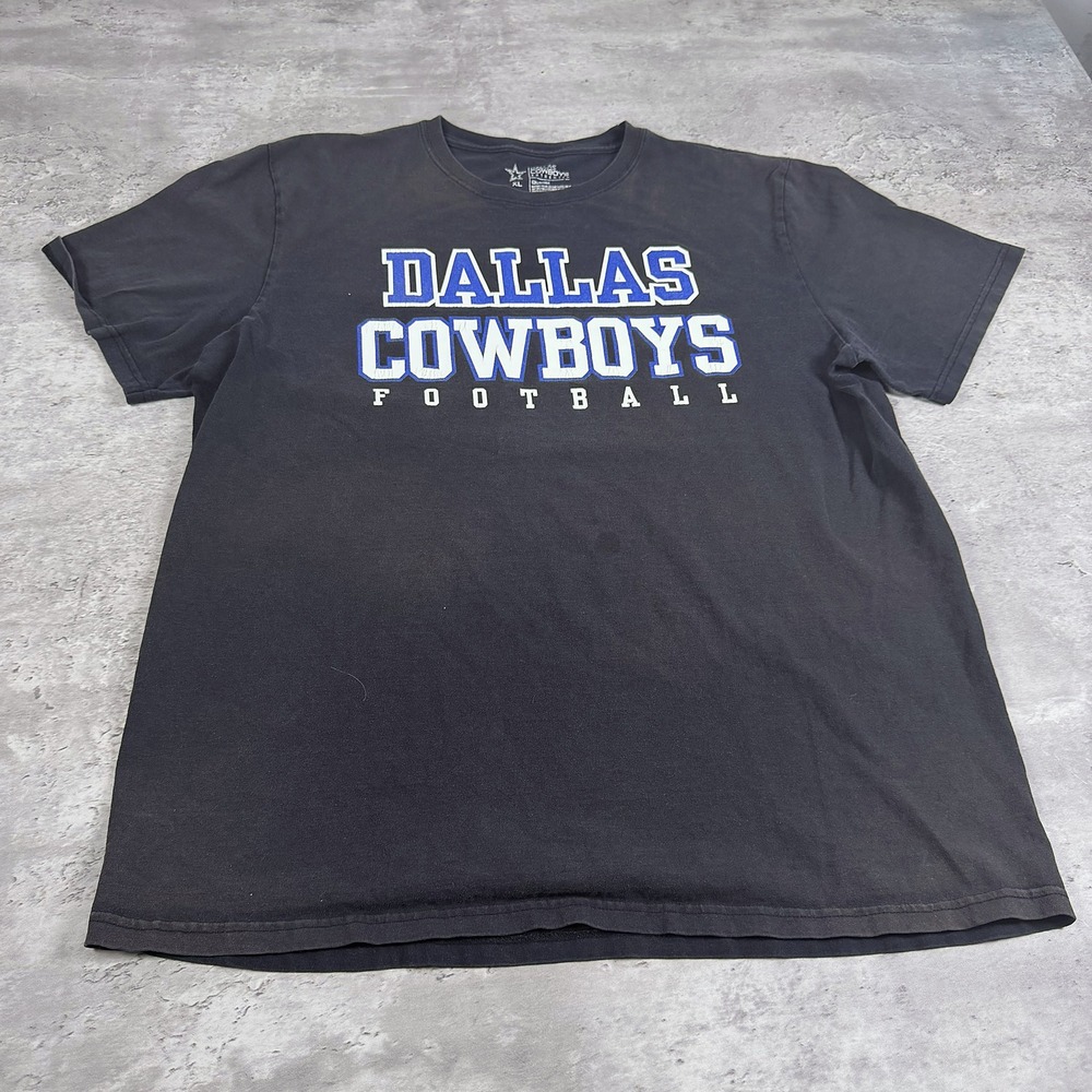 modern dallas cowboys authentic t-shirt faded mens xl